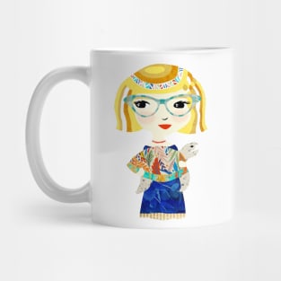 Girl with Sea Turtle/Harlow & Hoss Mug